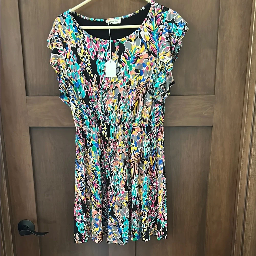Beeson River Floral Mini Dress - Picture 1 of 5